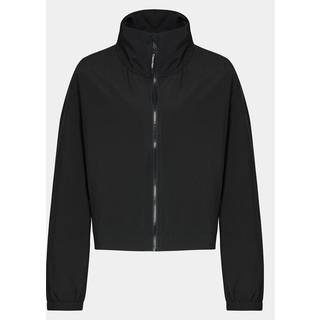 Cropped Zip Up Jacket - Black - XS