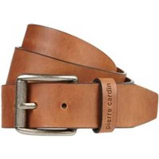 Pierre Cardin Herren Gürtel braun, cognac Glattleder