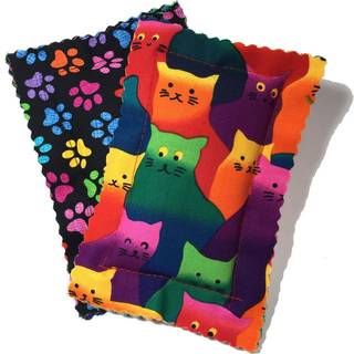 Johnson Pet Products Catnip Pillow Sacks Two Pack Crazy Cat - H?ndlavet i USA