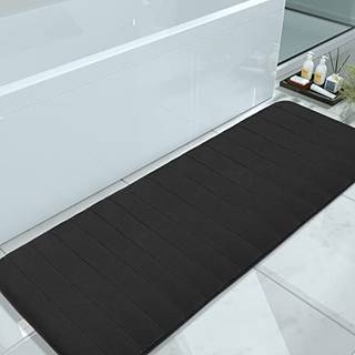 Yimobra hukommelsesskum bademåt stor størrelse 60,2 x 24 tommer blød og behagelig super vandabsorption ikke-glide tyk maskine vask lettere at tør