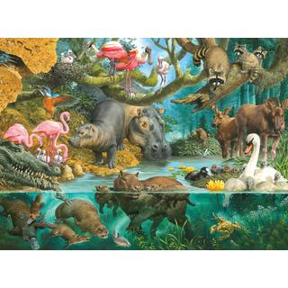 Buffalo Games - John Francis - Waterside Nursery - 1000 Piece Jigsaw -puslespil til voksne -udfordrende puslespil perfekt til spilaftener - Færdi