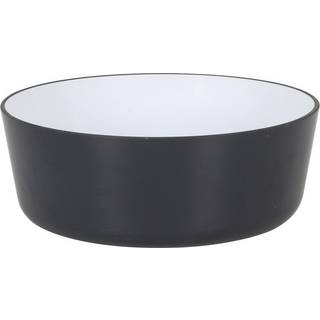 BigBuy Home Skål Inde Melamin Hvid/Sort 600 ml 14 x 6 cm