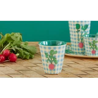 Rice - Melamine Ravishing Radish Print Medium kop - 250 ml.