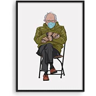 Haus og nuancer Bernie Sanders Meme - Bernie Sanders Poster Meme Posters Meme Wall Art Political Plakers Bernie Sanders Mittens Political Posters
