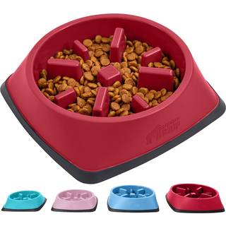 Gorilla greb 100% bpa gratis langsom feeder kat og hunde sk?l bremser k?ledyr spiser forhindrer overspisende hvalpetr?ning store sm? racer sjov p
