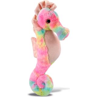 Dollibu Rainbow Seahorse fylld djur - Supermjuka fyllda djur för flickor och pojkar bedårande fyllda havsvarelser för barn och söta havsdjur kram