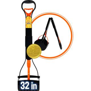 Bodhi Dog Extra Large Foldable Pooper Scooper - 32 Langt H?ndtag Letv?gts B?rbar Pooper Scooper til sm? og store hunde - Nem at bruge - Lavet med