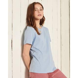 Superdry Cali T-shirt med rund hals og pointelle-design