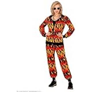 Joggingdragt med flammer