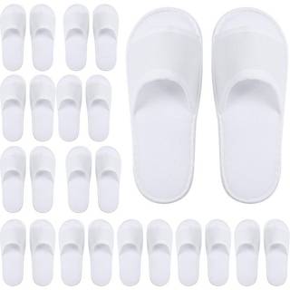 Elcoho 12 par ?bner t? spa -hjemmesko hvide spa -hotelg?sten hjemmesko til spa -festg?stehotel og rejser passer til de fleste m?nd og kvinder