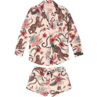 Desmond & Dempsey Desmond & Dempsey Soleia Cream Signature Pyjamas Set