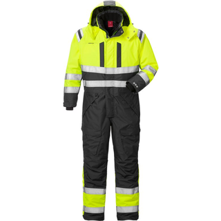 Kansas HiVis Airtech Kedeldragt gul/sort - Str. 2XL