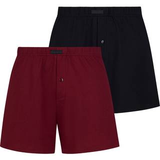 Bruno Banani 2-pak Loose Fit Boxershorts - Black/Red - Large