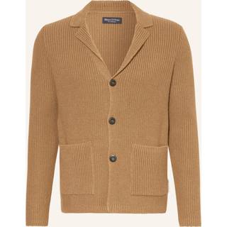 Marc O'Polo Herren Cardigan braun unifarben