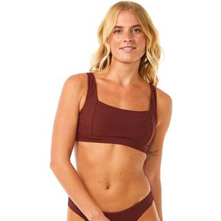 Rip Curl Women's Premium Surf Crop Bikinitop Damer størrelse XXL - D-DD farve sort