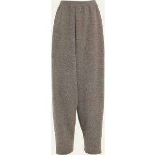 The Row Ednah oversized felted wool pants - neutrals - M
