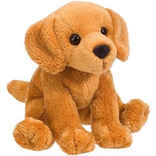 Gracie, Golden Retriever plysbamse - Lille lommeformat med blød gylden pels og søde brune øjne