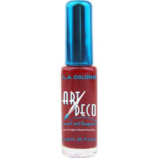 L.A. farver Art Deco Nail Art Polish Red CNA914