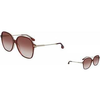 Victoria Beckham Kvinde VB613S 607 Solbriller Acetat Rød Rød Firkantet Skygge