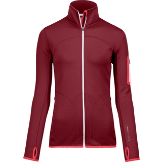 Ortovox Fleece Dame 44/XL DARK BLOOD