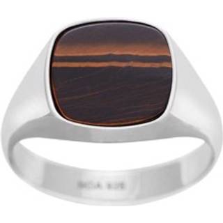 Son of Noa stål ring med gul tigerøje