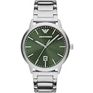 Emporio Armani Quartz Green Dial Steel Strap Men’s Watch AR11575