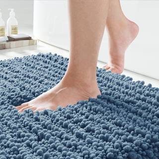 Yimobra Original Luxury Chenille Bath Mat 70 x 24 tommer Blød lurvet og behagelig Superabsorberende og tyk skridsikt maskine, der er vaskbar perf