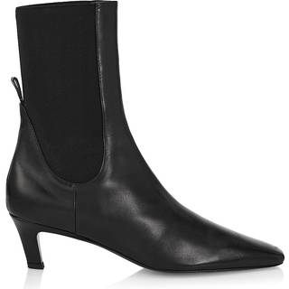 Toteme Croc-effect leather knee-high boots - black - EU 35
