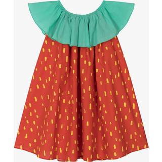 Stella McCartney Kids Strawberry cotton dress - red - Y 14
