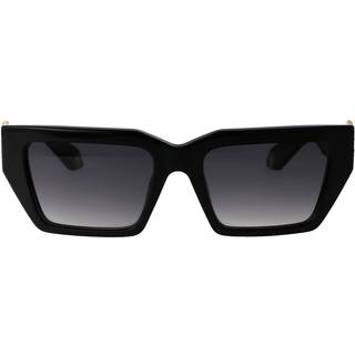 Roberto Cavalli Unisex SRC016M 700 Solbriller Acetat Sort Grå Geometrisk Normal Skygge