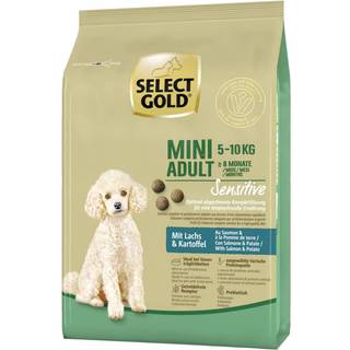 SELECT GOLD Adult Sensitive Mini laks & kartofler 1 kg