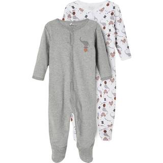 Name It Grey Melange Natdragt Cirkus (2-pak)