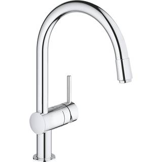 Grohe Minta etgr køk brus etgrebskøkkenbatteri, C-tud, ethulsmontage, Forkromet