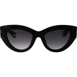 Roberto Cavalli Kvinde SRC009V 700 Solbriller Acetat Sort Grå Cat Eye Normal Skygge