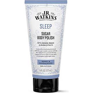 J.R. Watkins Sleep Sugar Body Polish Monoi & Sandalwood Natural Body Scrub Cleanses & uppmuntrar Restful Sleep 6 Oz