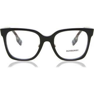 Burberry BE2347F EVELYN Asian Fit 3942 52 Briller Kvinder Black - Black - 52mm