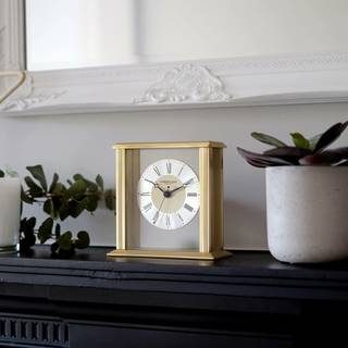 London Clock Floating Dial Mantel Clock - C1737