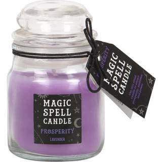 lavendel duftlys i glas