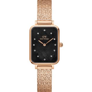 Daniel Wellington DW Watch Quadro Lumine Pressed Piano Rose Gold 20x26mm