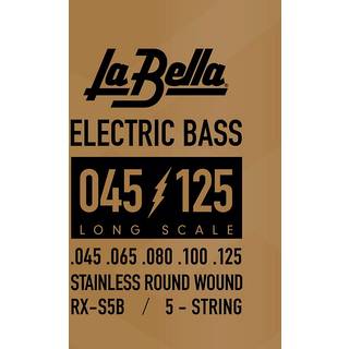 La Bella RX-S5B Bass RX Stainless Steel 45-65-80-100-125 Strenge til basguitar