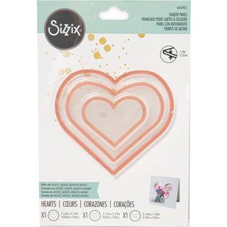 Making Essential Shaker Panes Hearts 3PK
