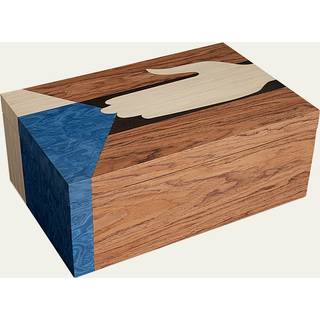 L'Objet Organising - 'Edgar Box' in multicolor wood oak