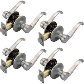 Design House 190678 4-Pack Scroll 2-vejs justerbar passage D?rh?ndtag Satin Nikkel