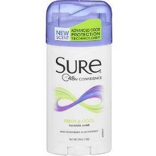 Sure Anti-Perspirant & Deodorant usynlig solid frisk og cool 2,60 oz (pakke med 4)