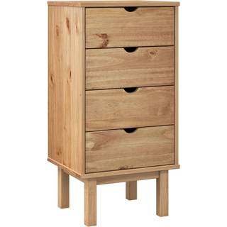 kommode OTTA 45x39x90 cm massivt fyrretræ