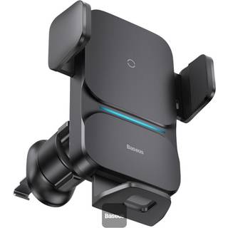 Baseus Wisdom Wireless Charging Air vent Electric Car Phone Holder (black)