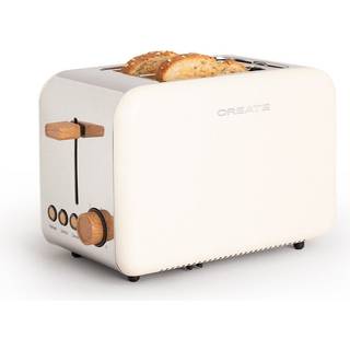 Create Create Toaster White Brødrister - Farve: Hvid