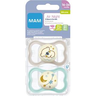 MAM Air Night Silikone Neutral 16-36 mdr. - 2 stk.