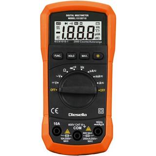 Digital multimeter AC/DC 600V/10A med gummikappe
