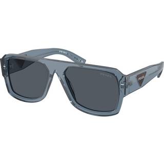 Prada PR 22YS 19O70B 56 Solbriller Mænd Grå - Transparent Grey - 56mm